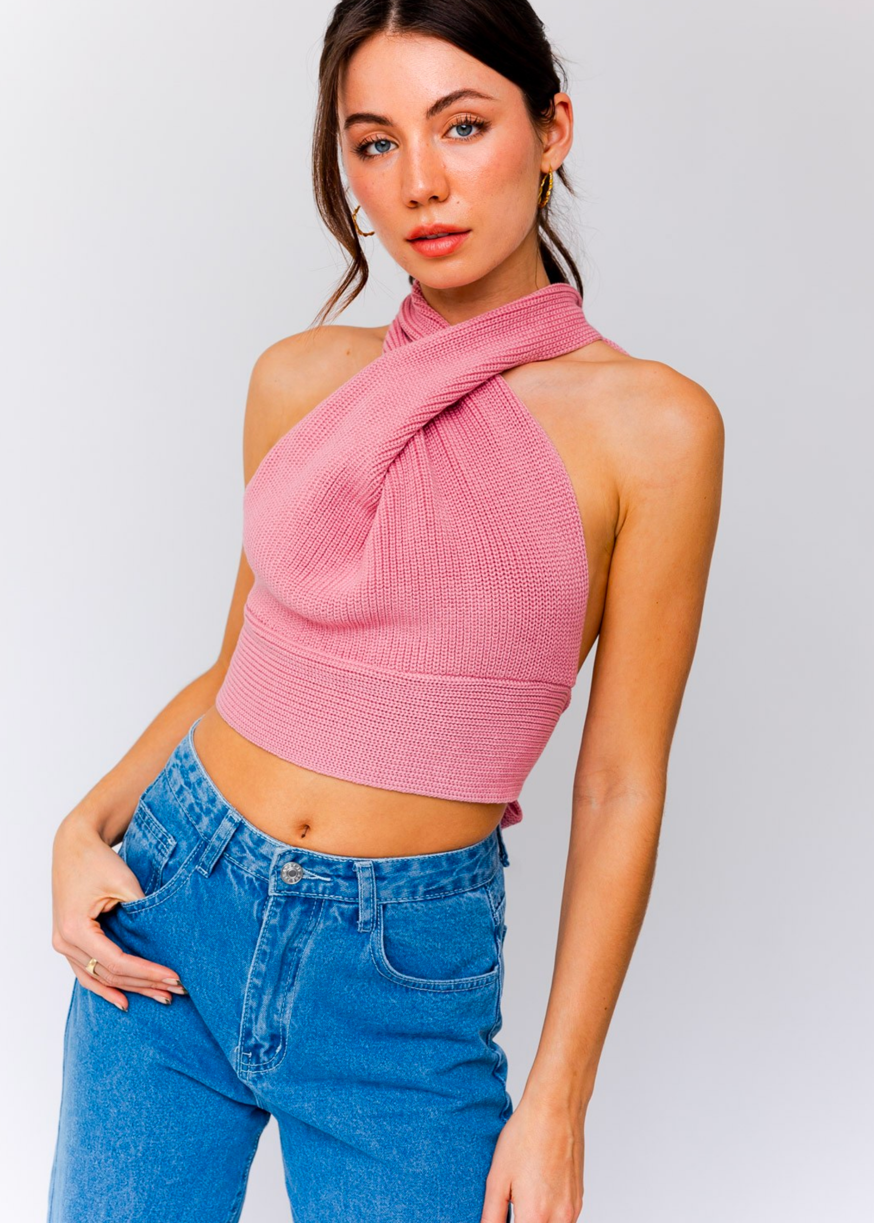 Multi-Tie/Convertible Sweater Tank