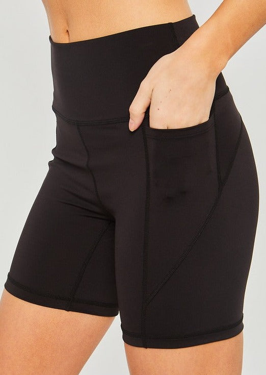 Activewear Leggings Shorts Seam Detail