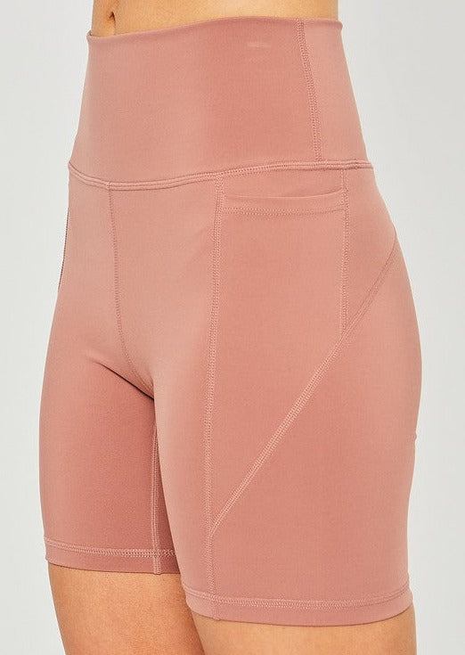 Activewear Leggings Shorts Seam Detail