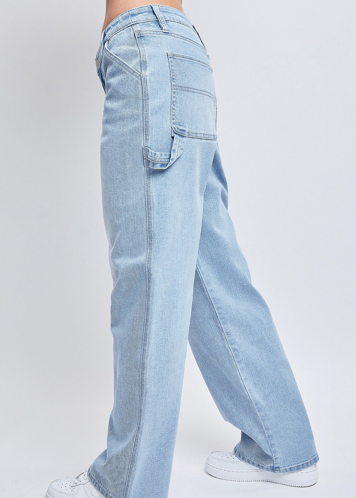 Mid-Rise Utility Straight Leg Jean