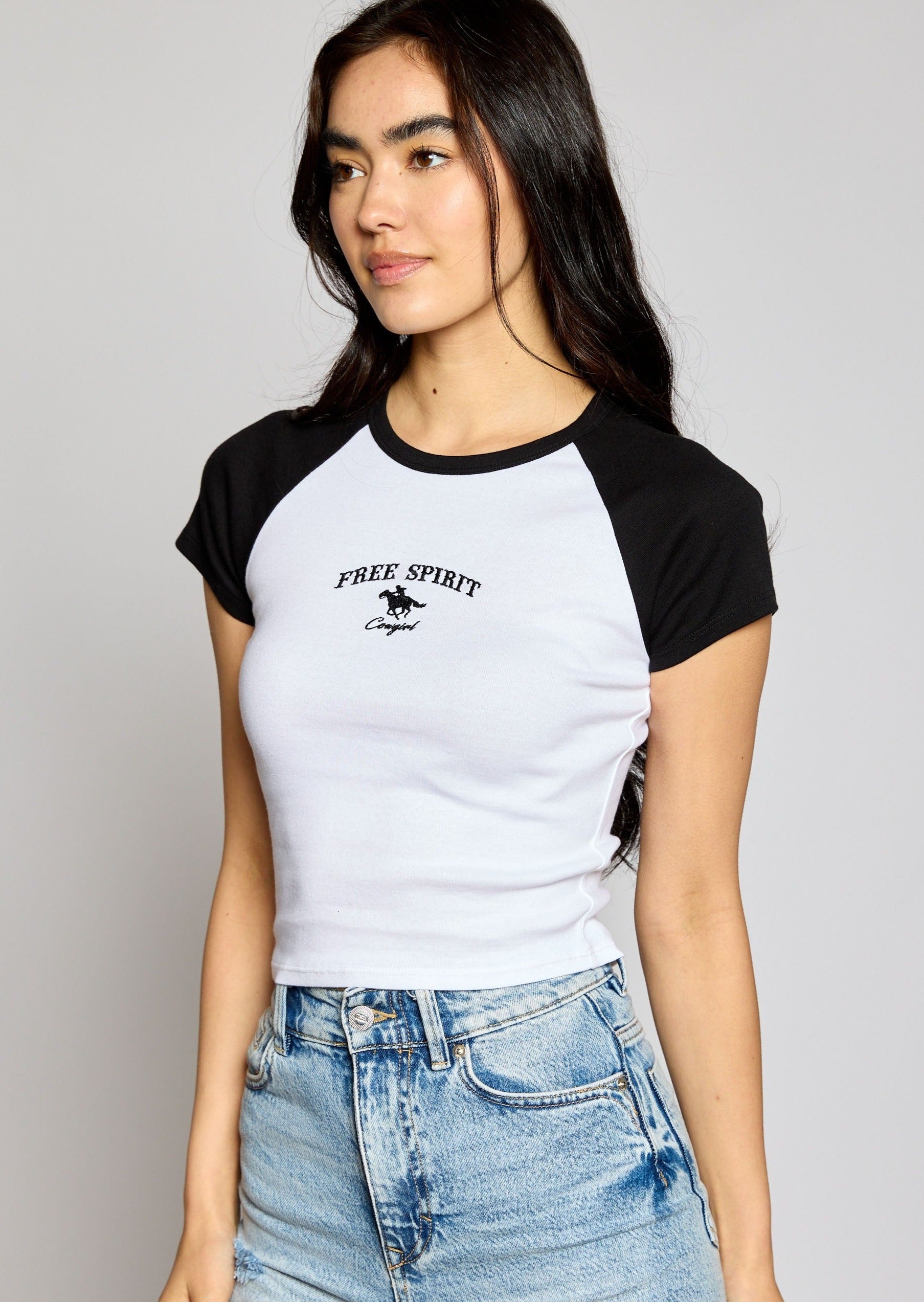 Free Spirit Embroidery Tee