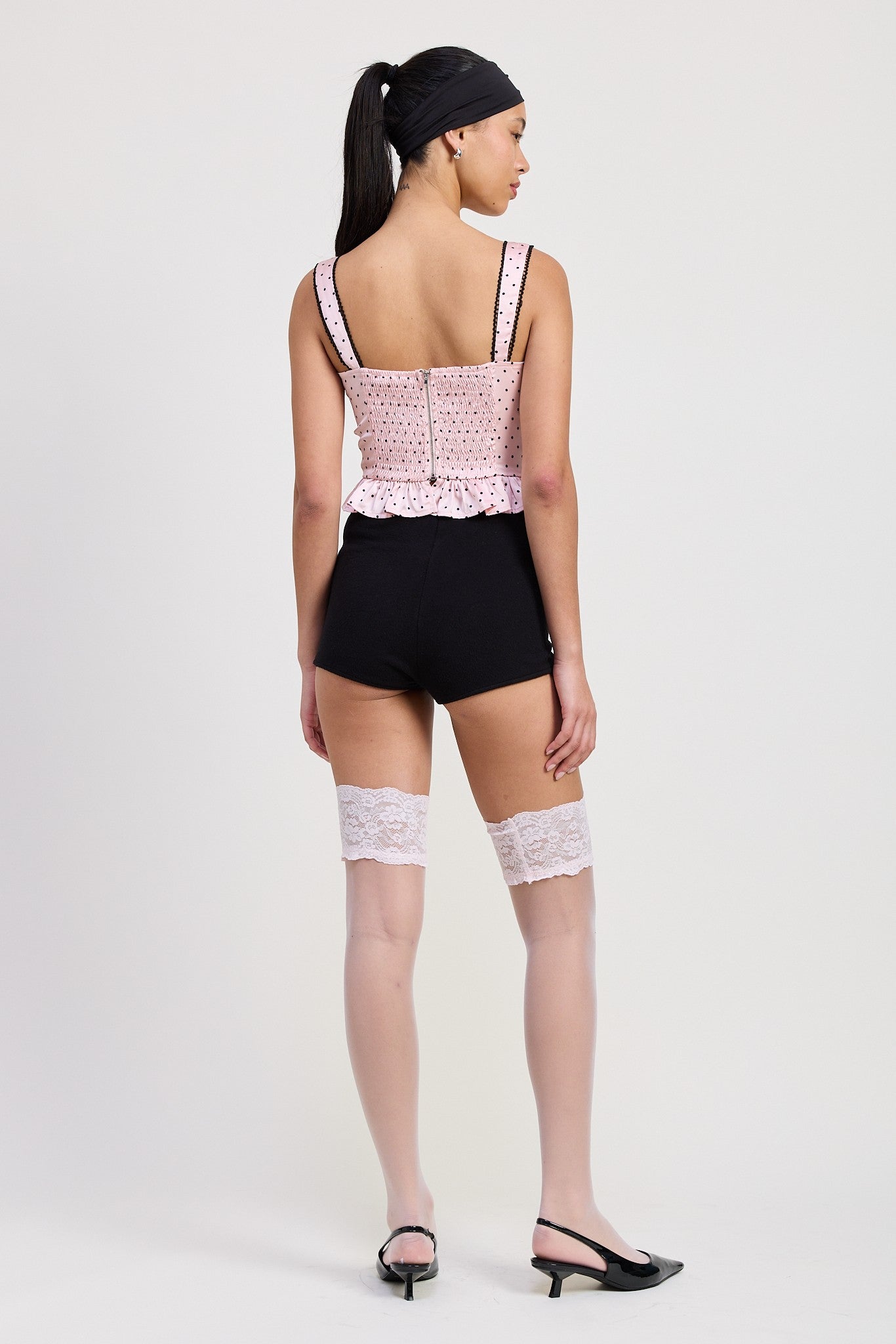 POLKA DOT CORSET TOP