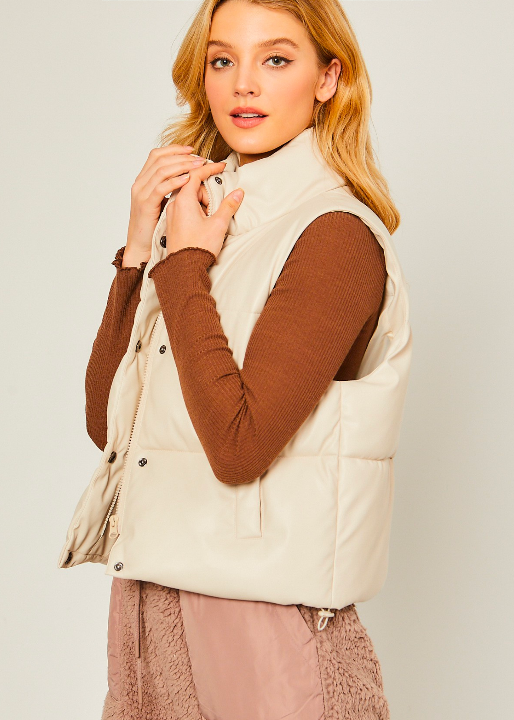 PU Padded Vest