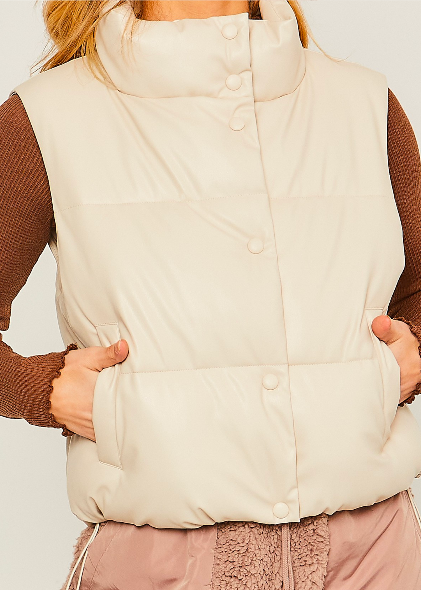 PU Padded Vest