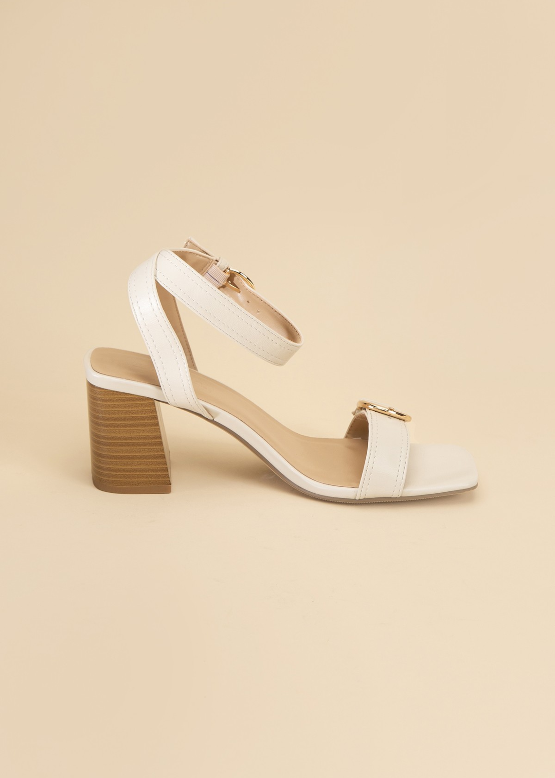 Treaty-S Buckle Sandal Heel