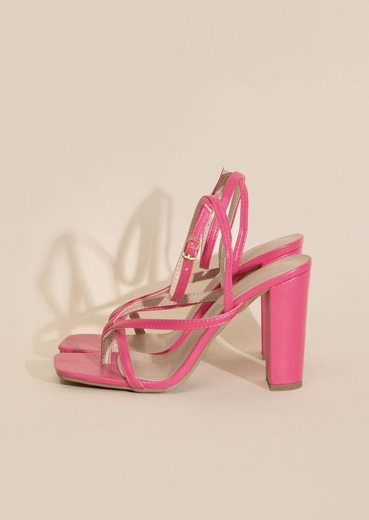 NILE-5 Thong Strappy Heels