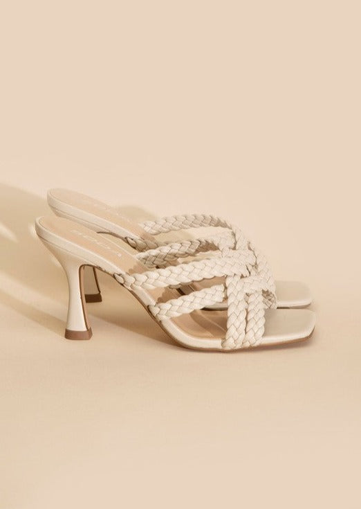 Kellan-s Double Cross Braided Heels