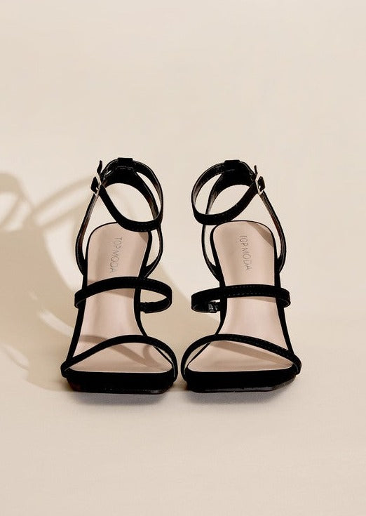 DEVIN-8 Ankle Strap Heels