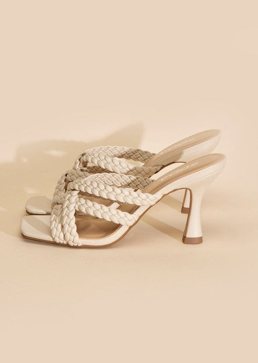 Kellan-s Double Cross Braided Heels