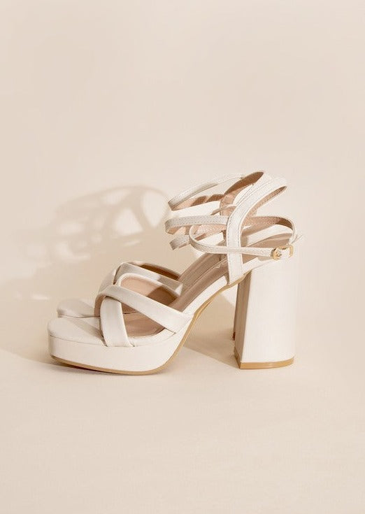 Valor-1 Cross Ankle Strap Heels