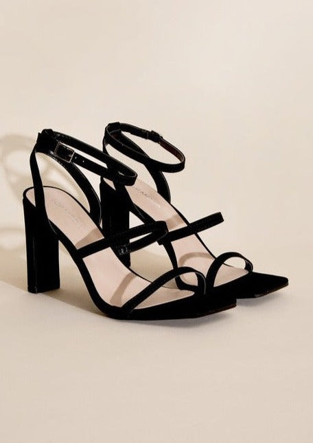 DEVIN-8 Ankle Strap Heels