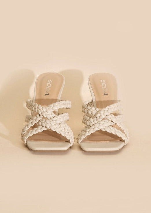 Kellan-s Double Cross Braided Heels