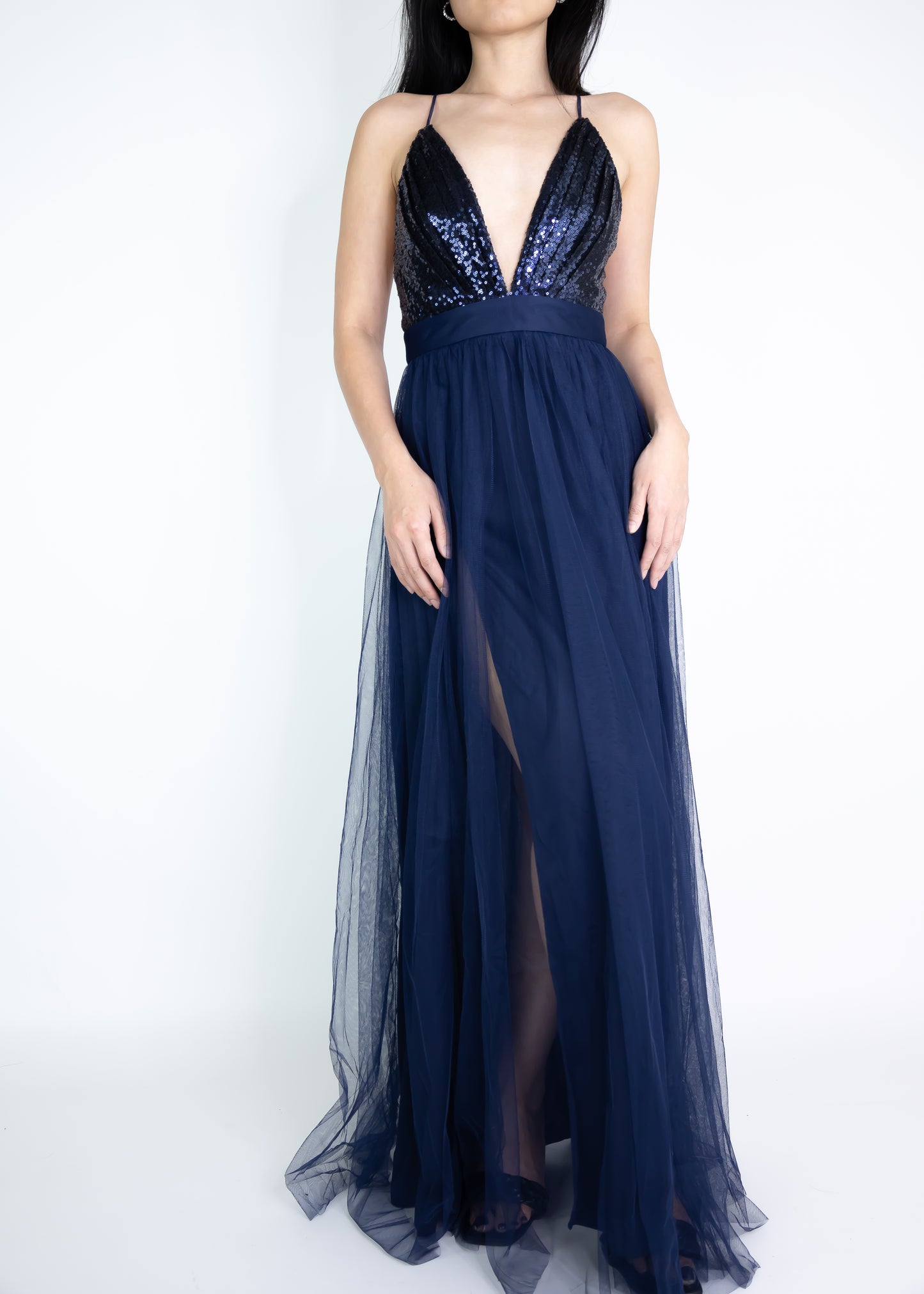 Maxi formal dresses & gowns in black and blue