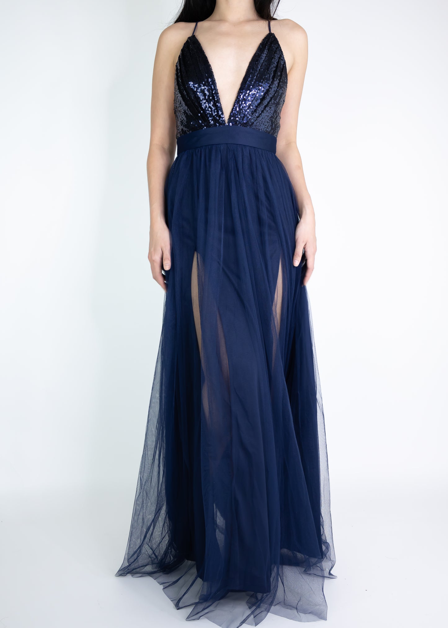 Maxi formal dresses & gowns in black and blue