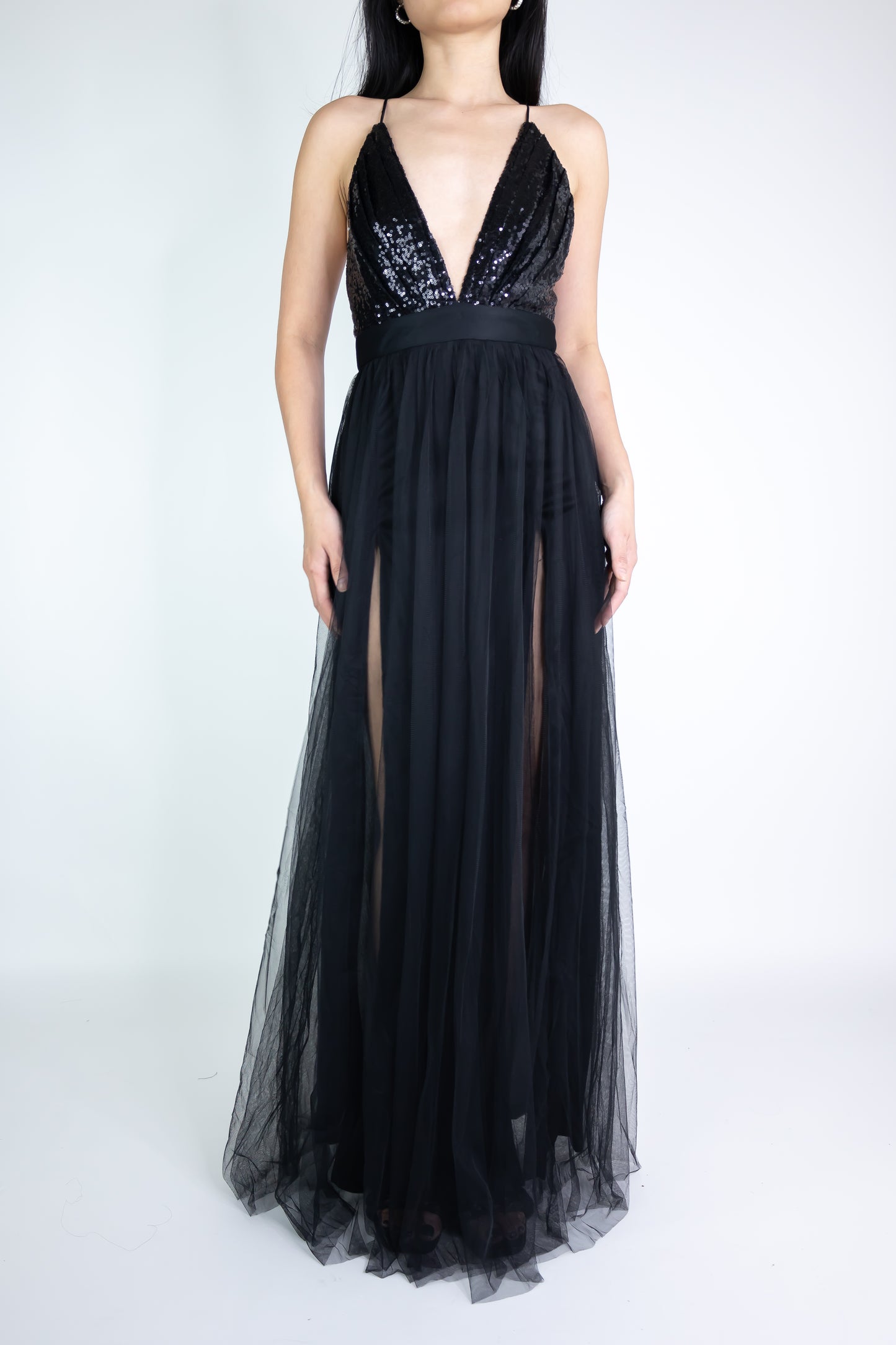 Maxi formal dresses & gowns in black and blue