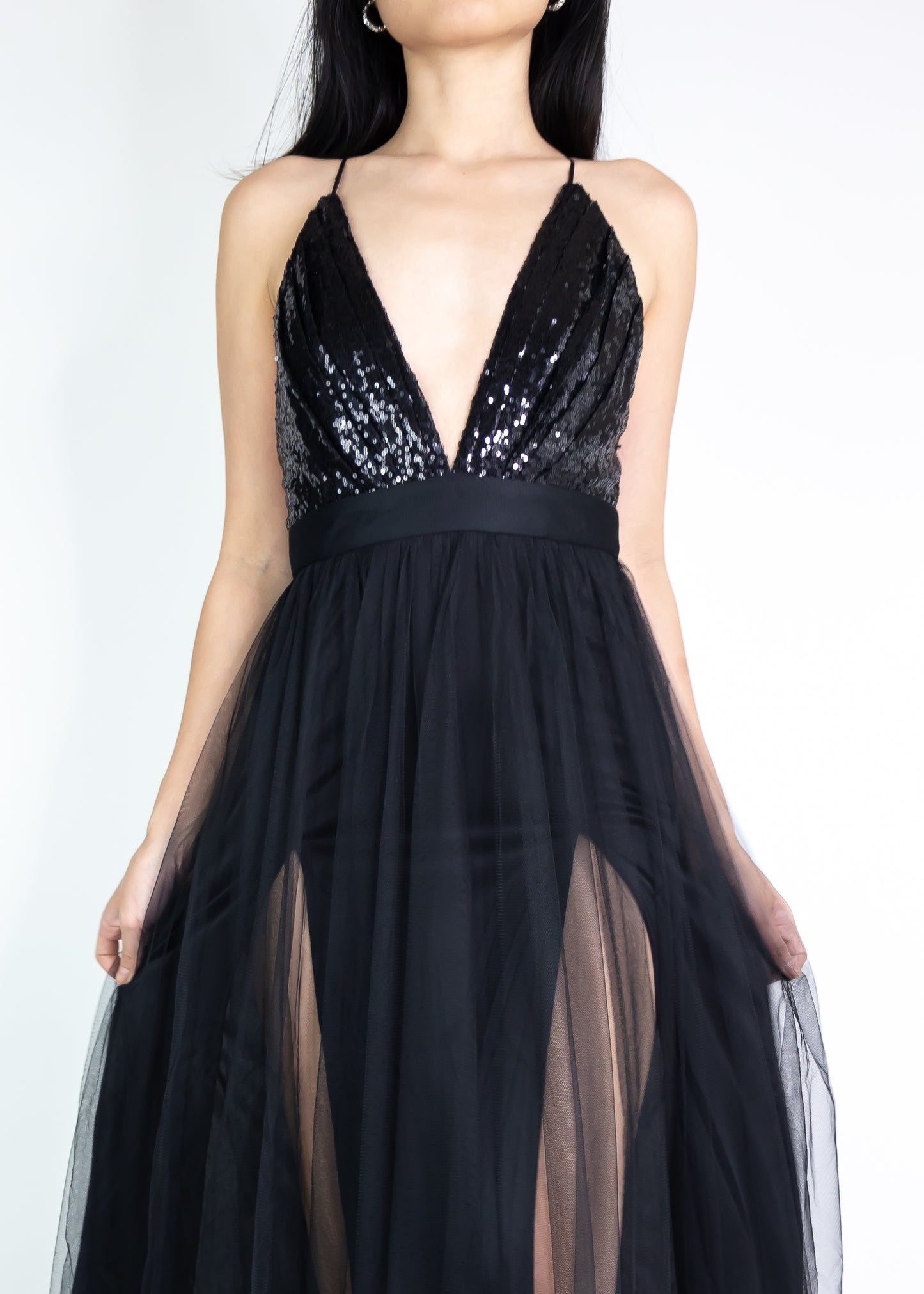 Maxi formal dresses & gowns in black and blue