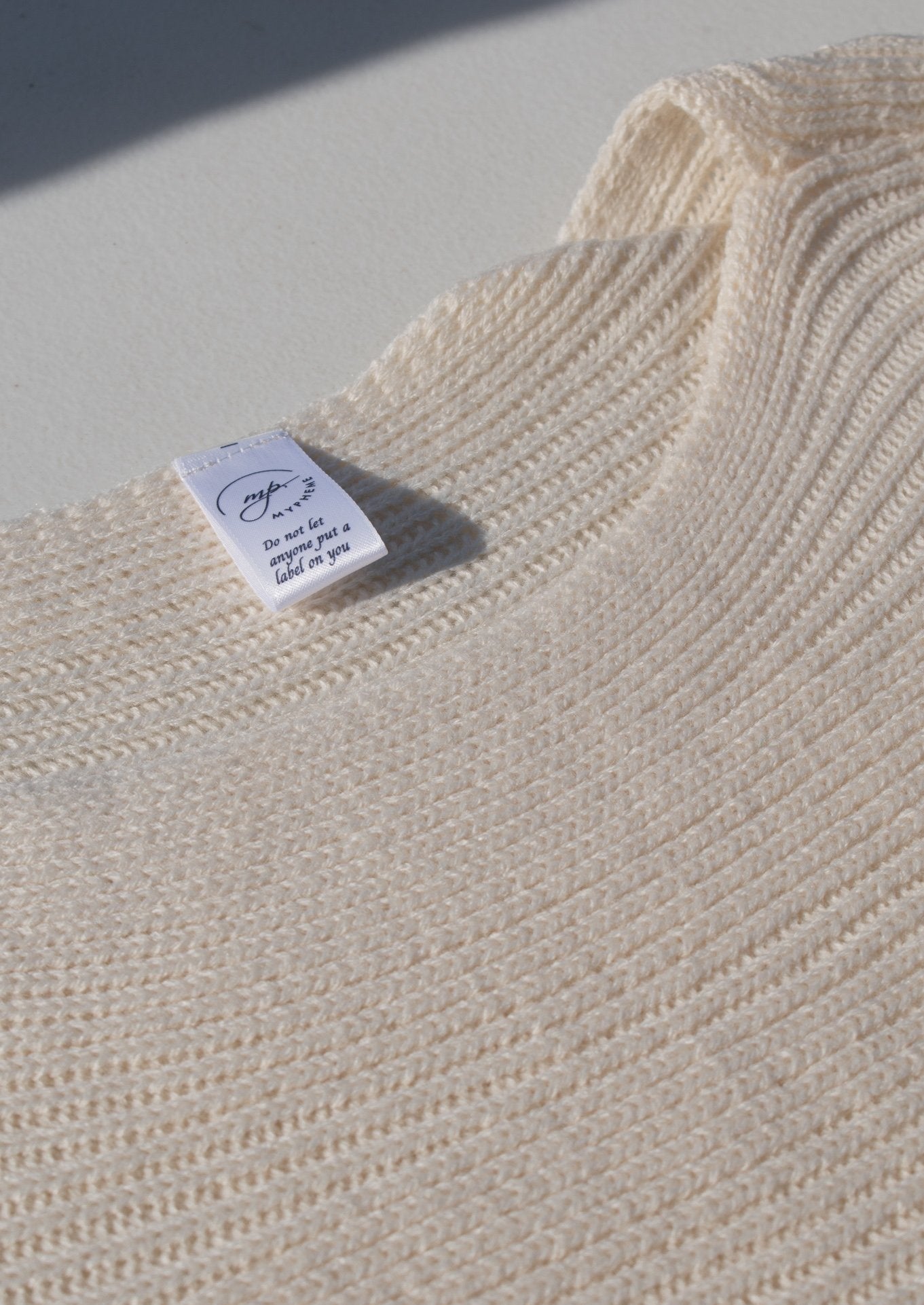 White Bell Sleeve Sweater - MYPHEME