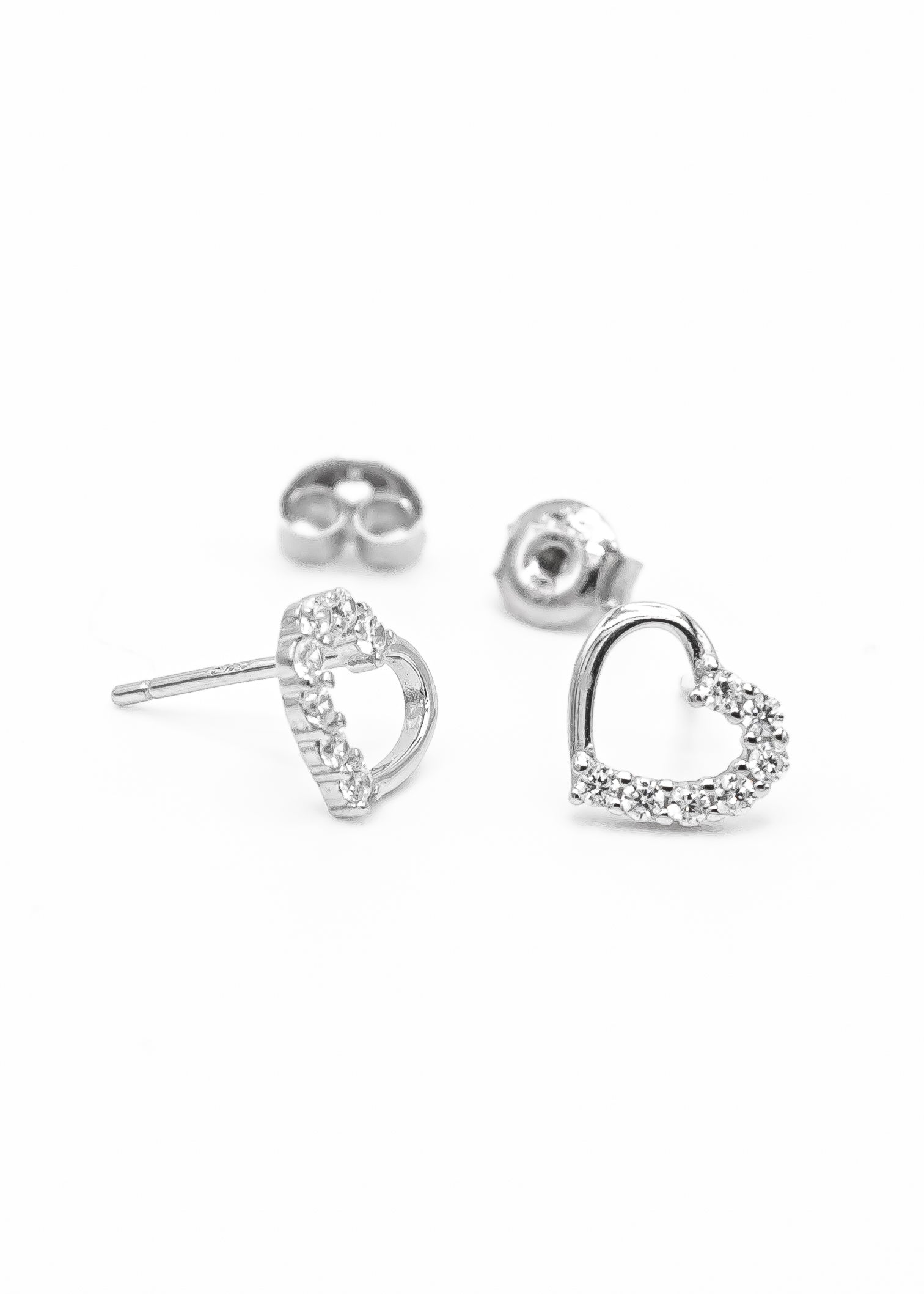 Heart Stud Earrings