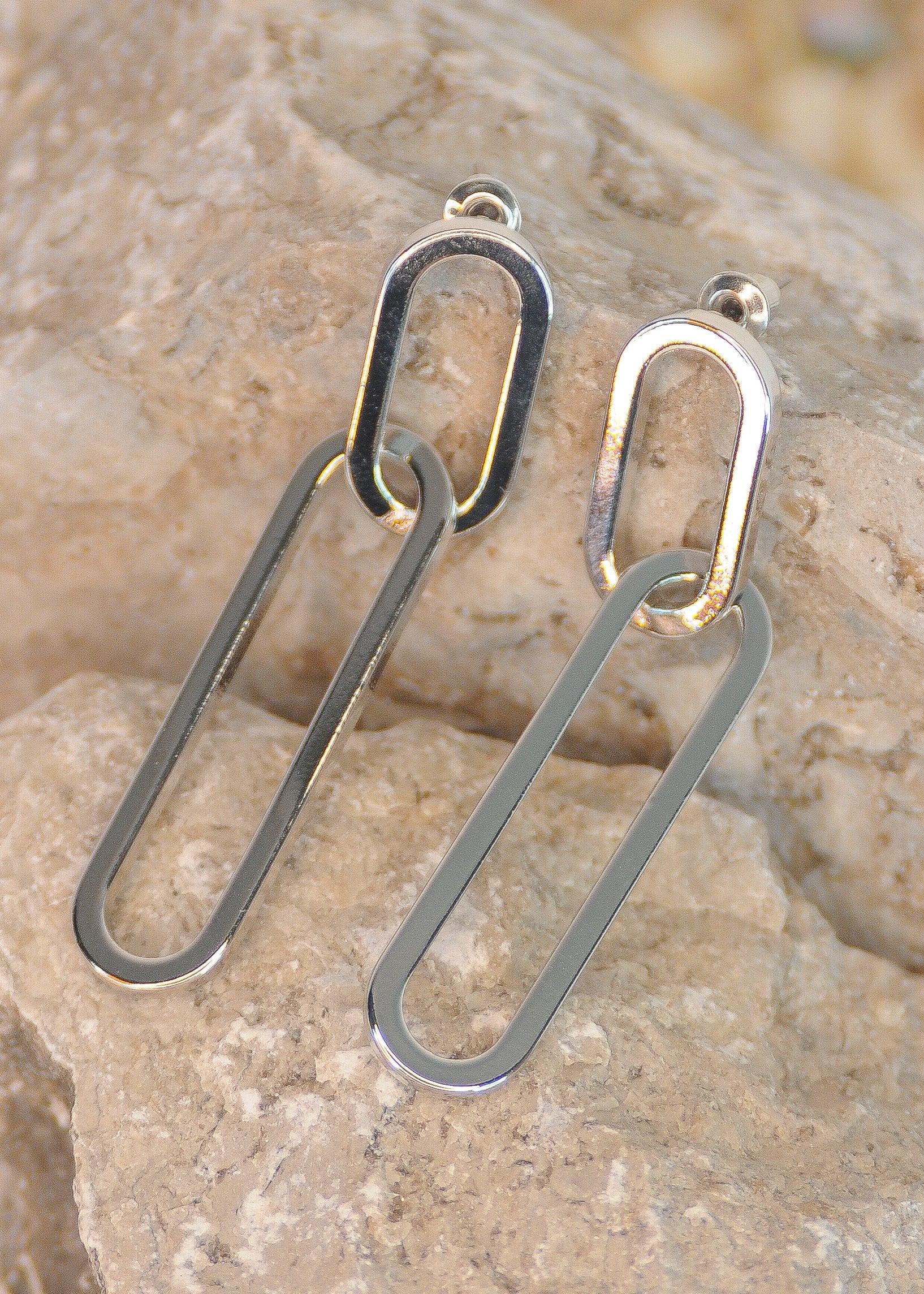 Simple Chain Drop Earrings