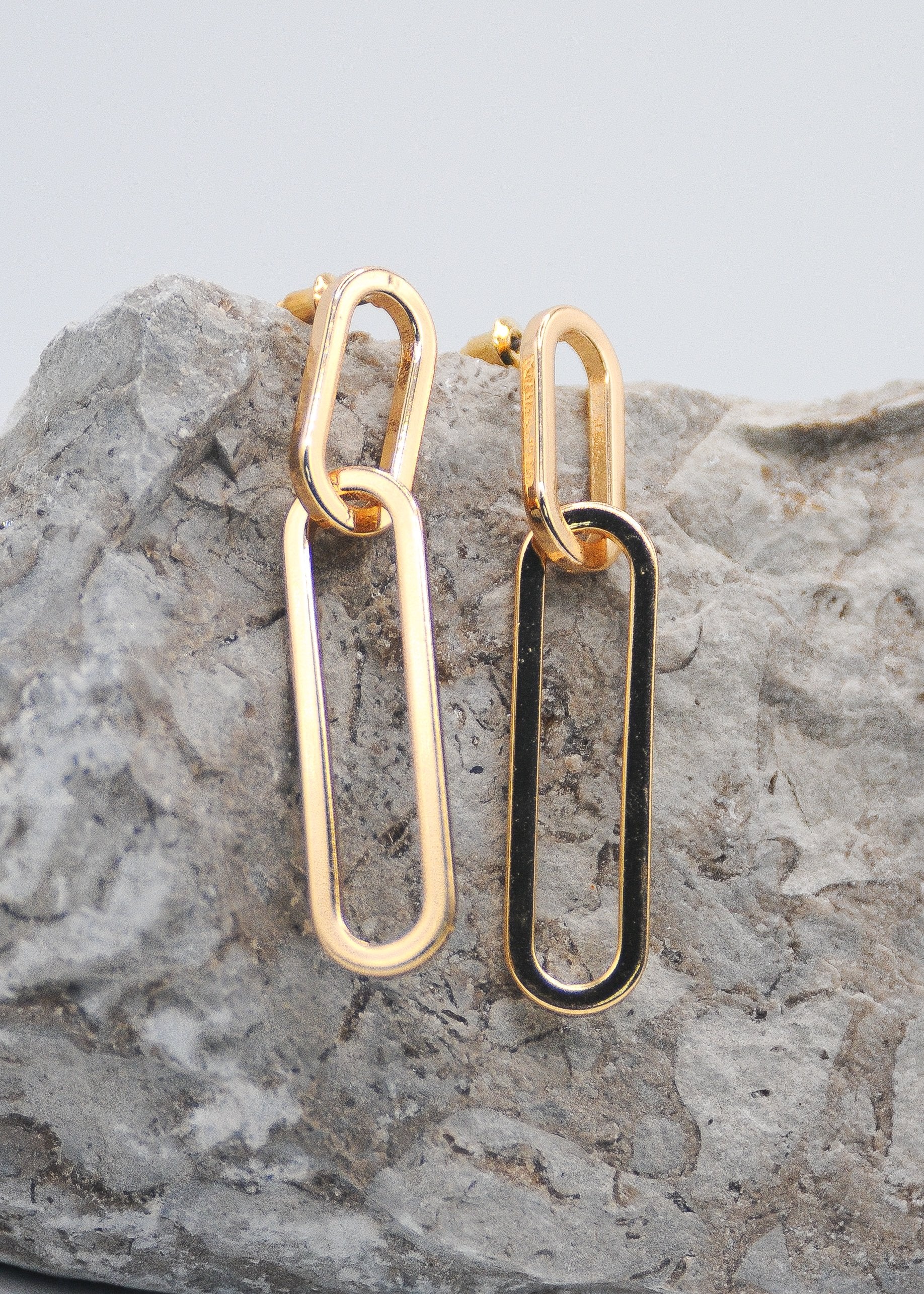 Simple Chain Drop Earrings