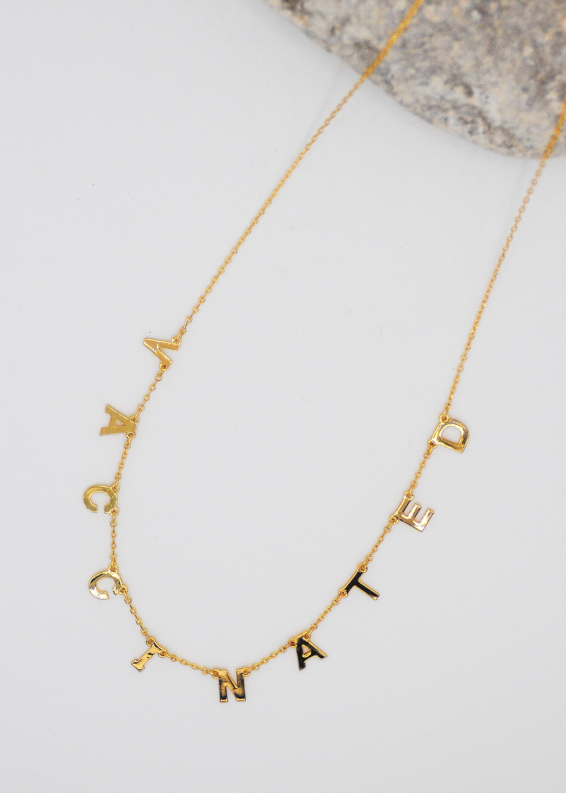 VACCINATED Charm Necklace