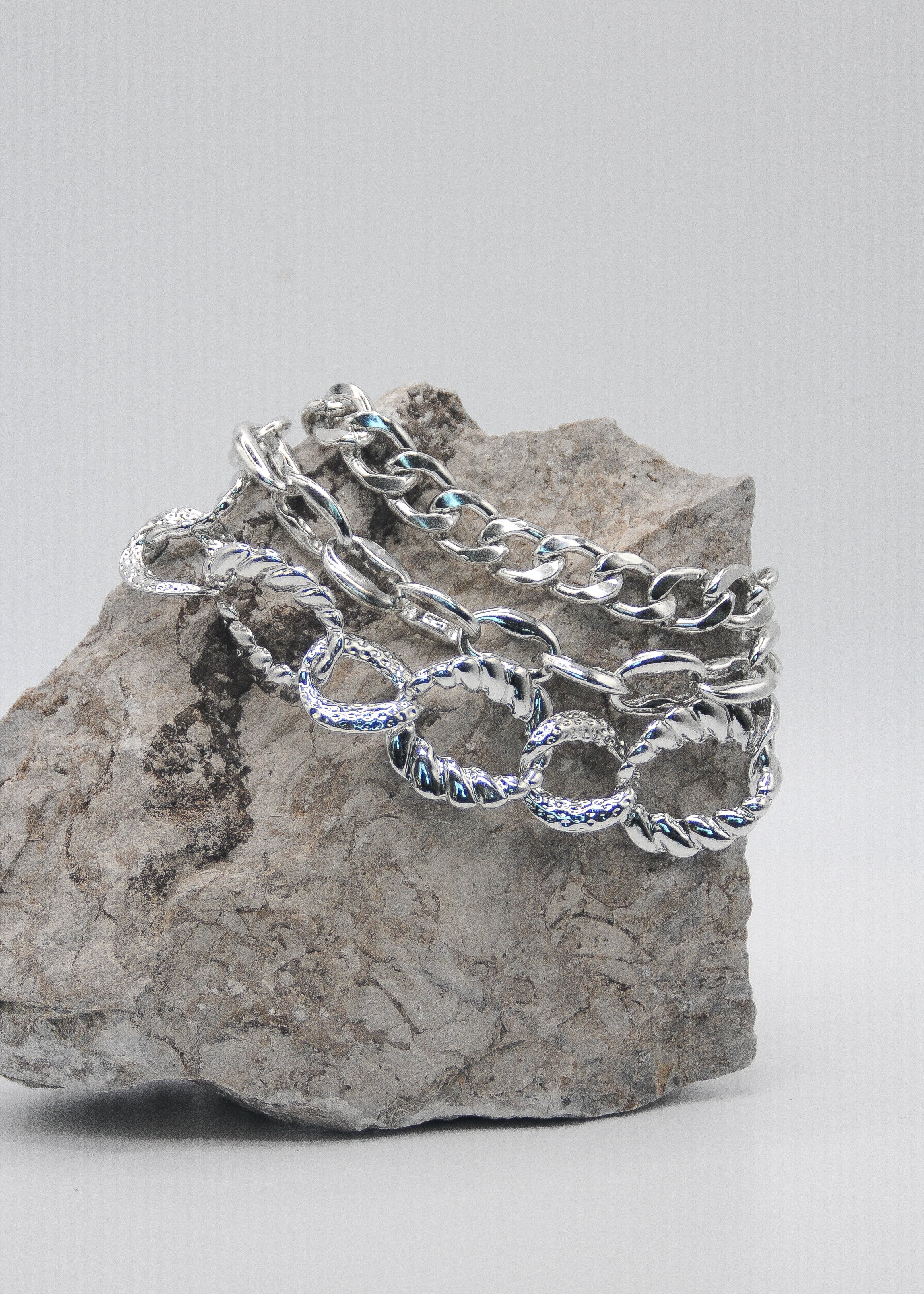 Multi Curb Chain Bracelet