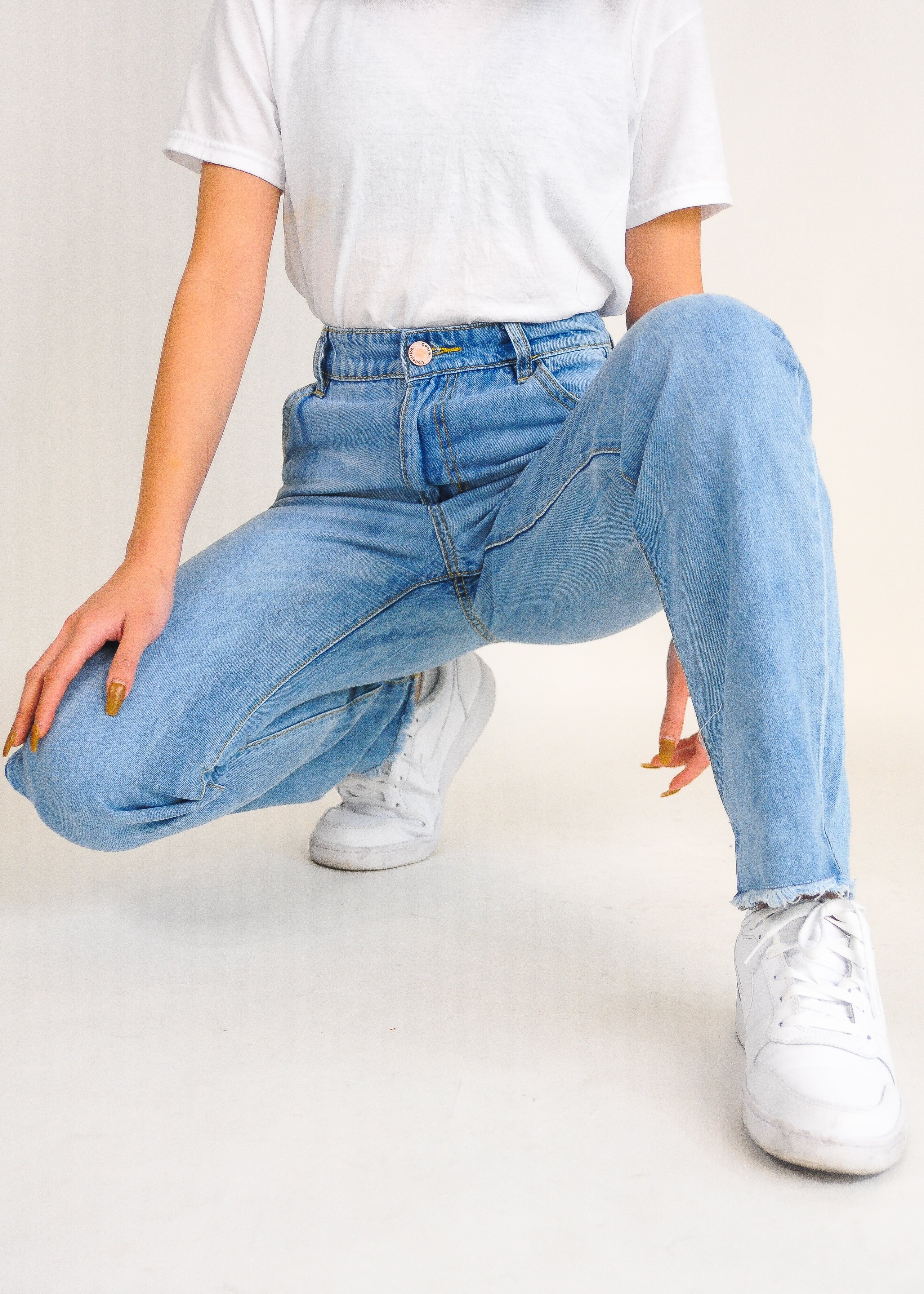 High Rise Boyfriend Jeans