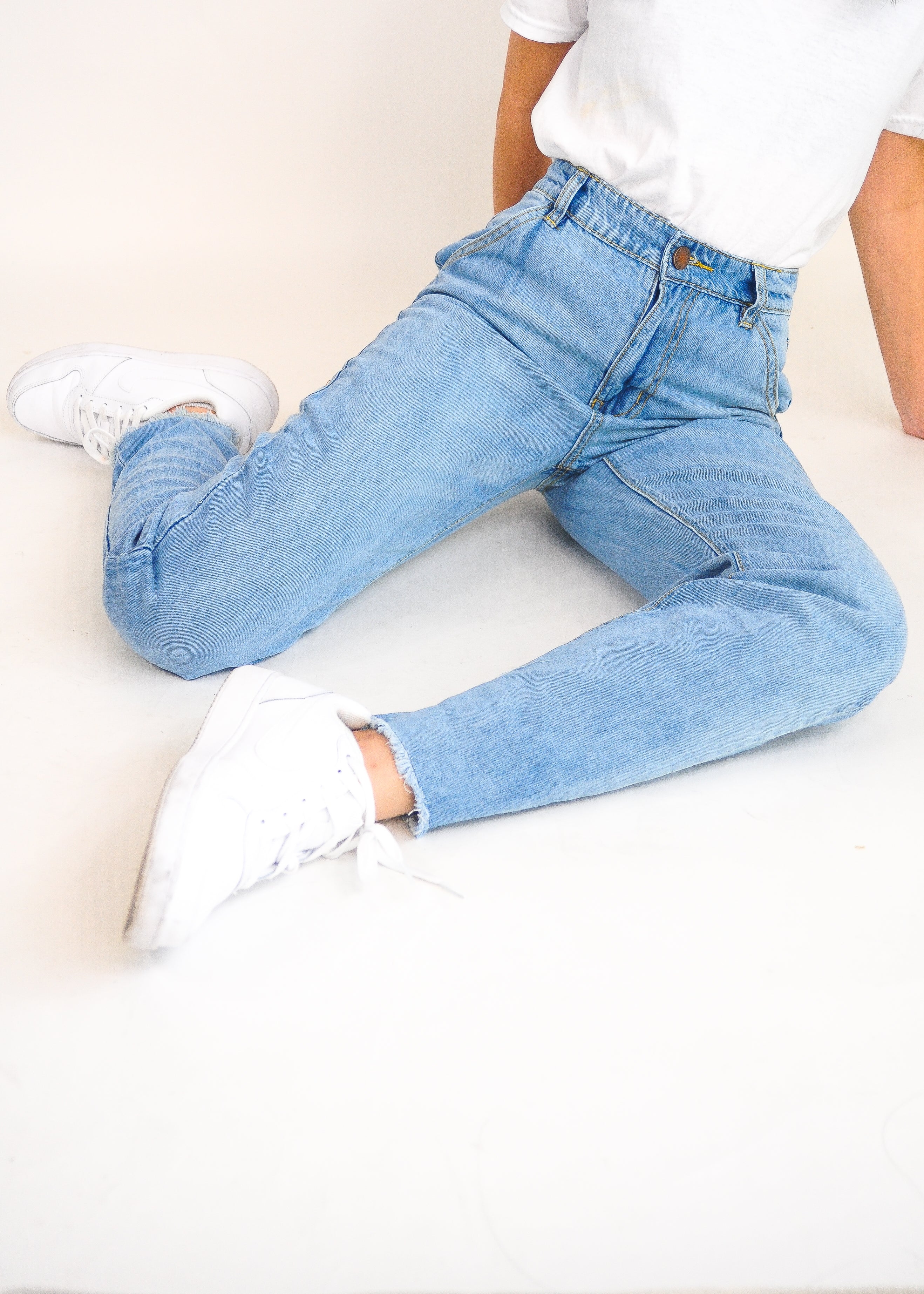 High Rise Boyfriend Jeans