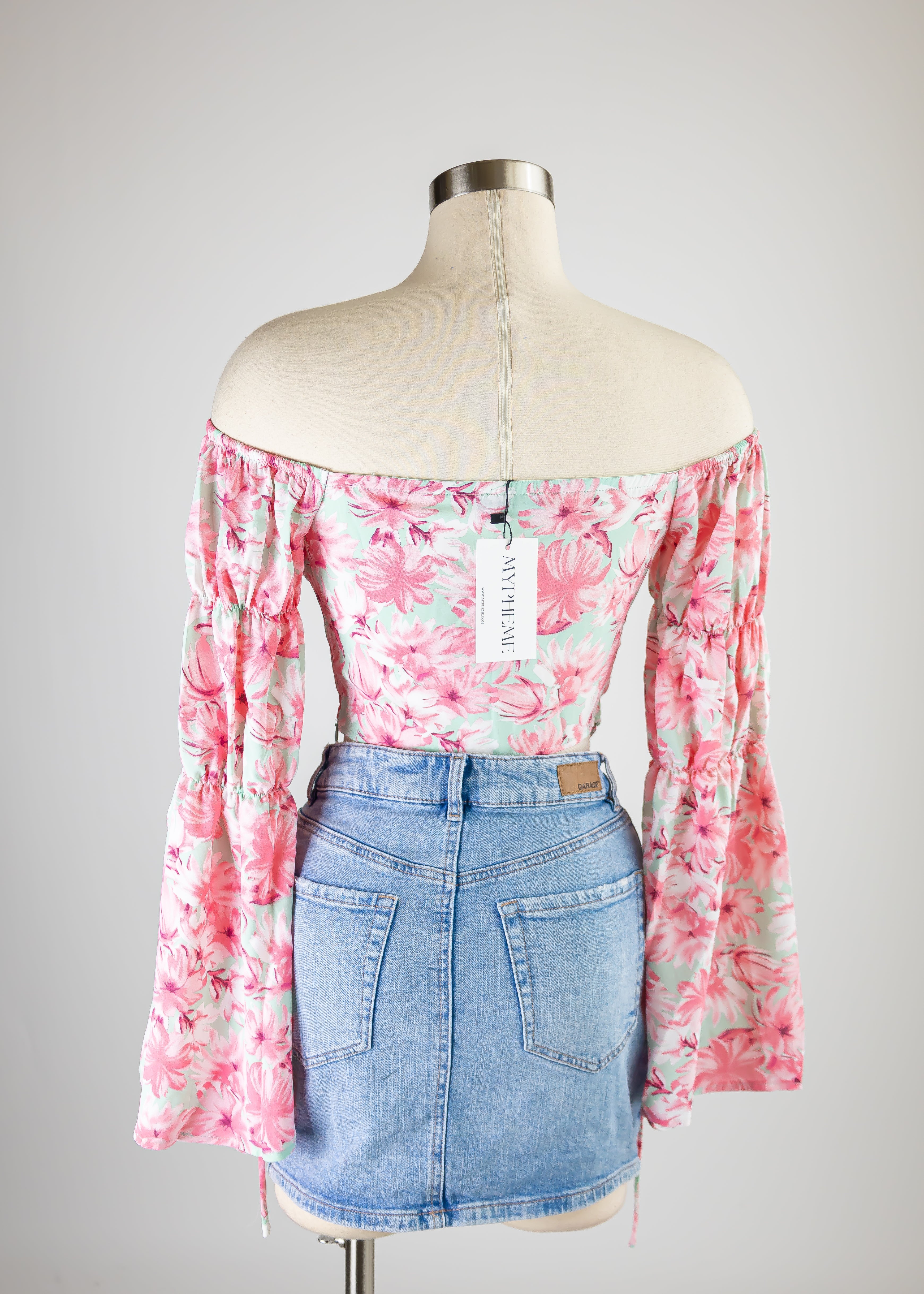 Floral Print Crop Top