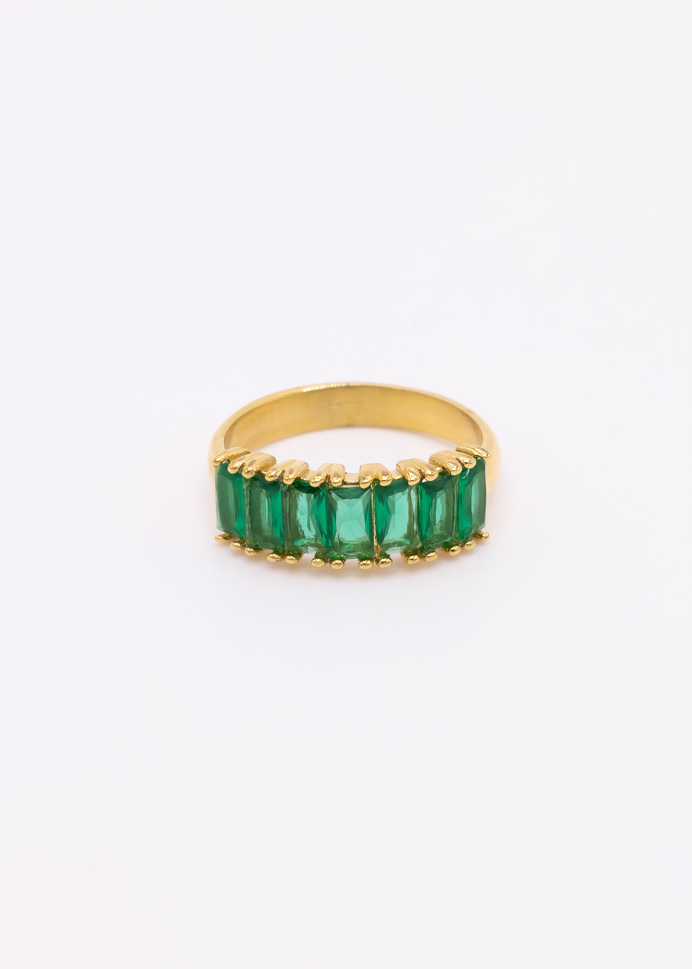 Andi Green Cubic Zirconia Ring