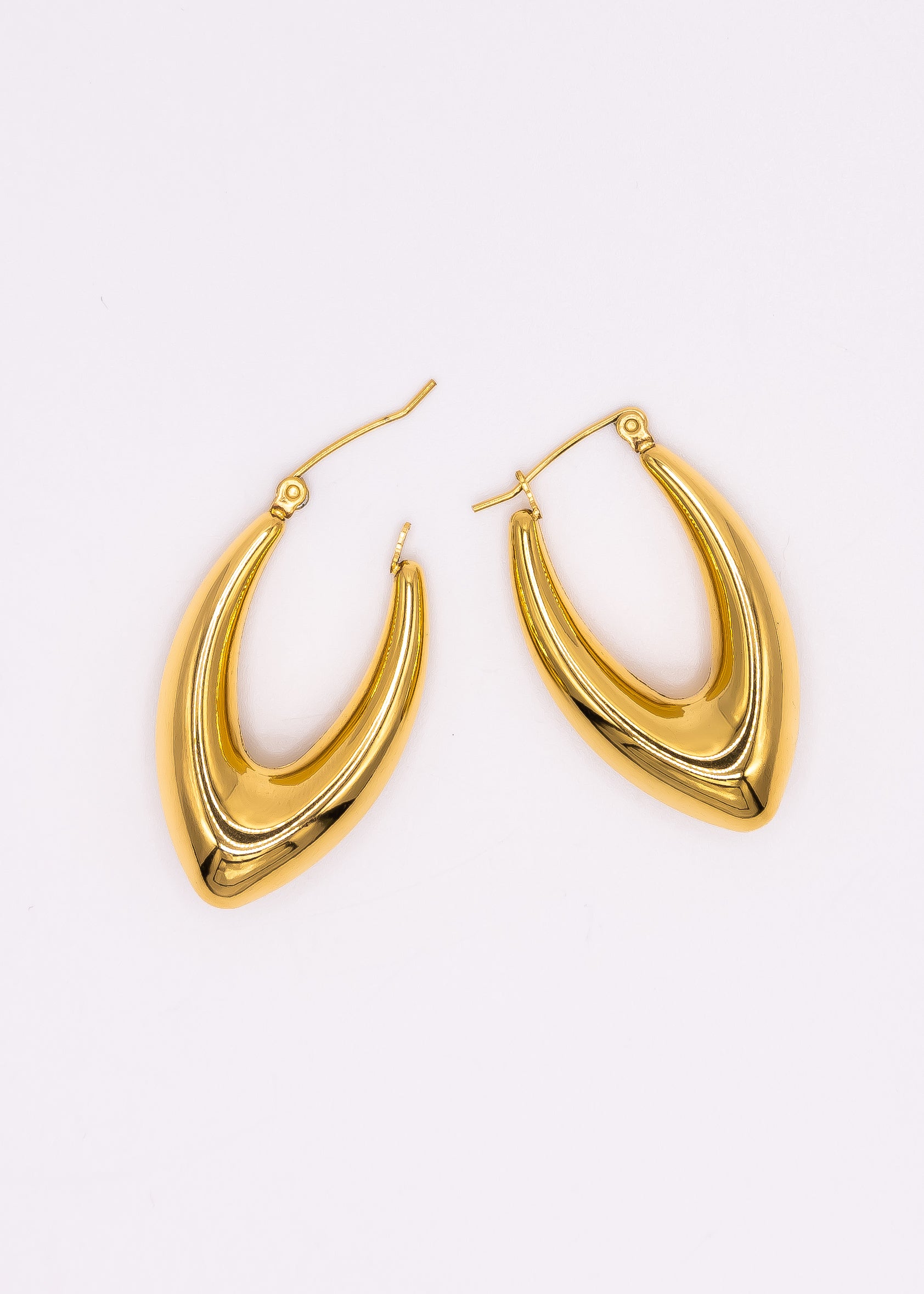 Oval Hoop Earrings