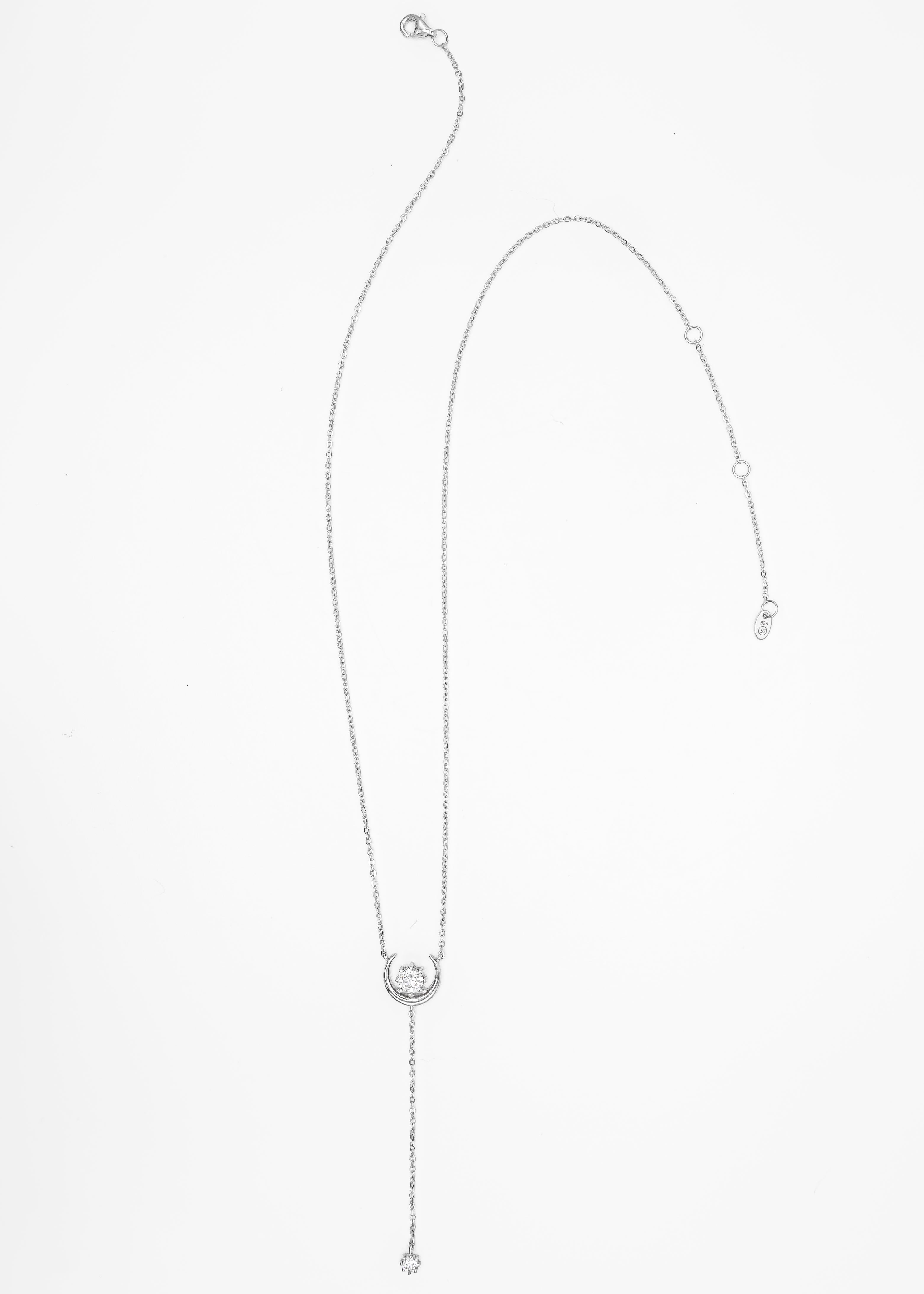 Moon Lariat Necklace