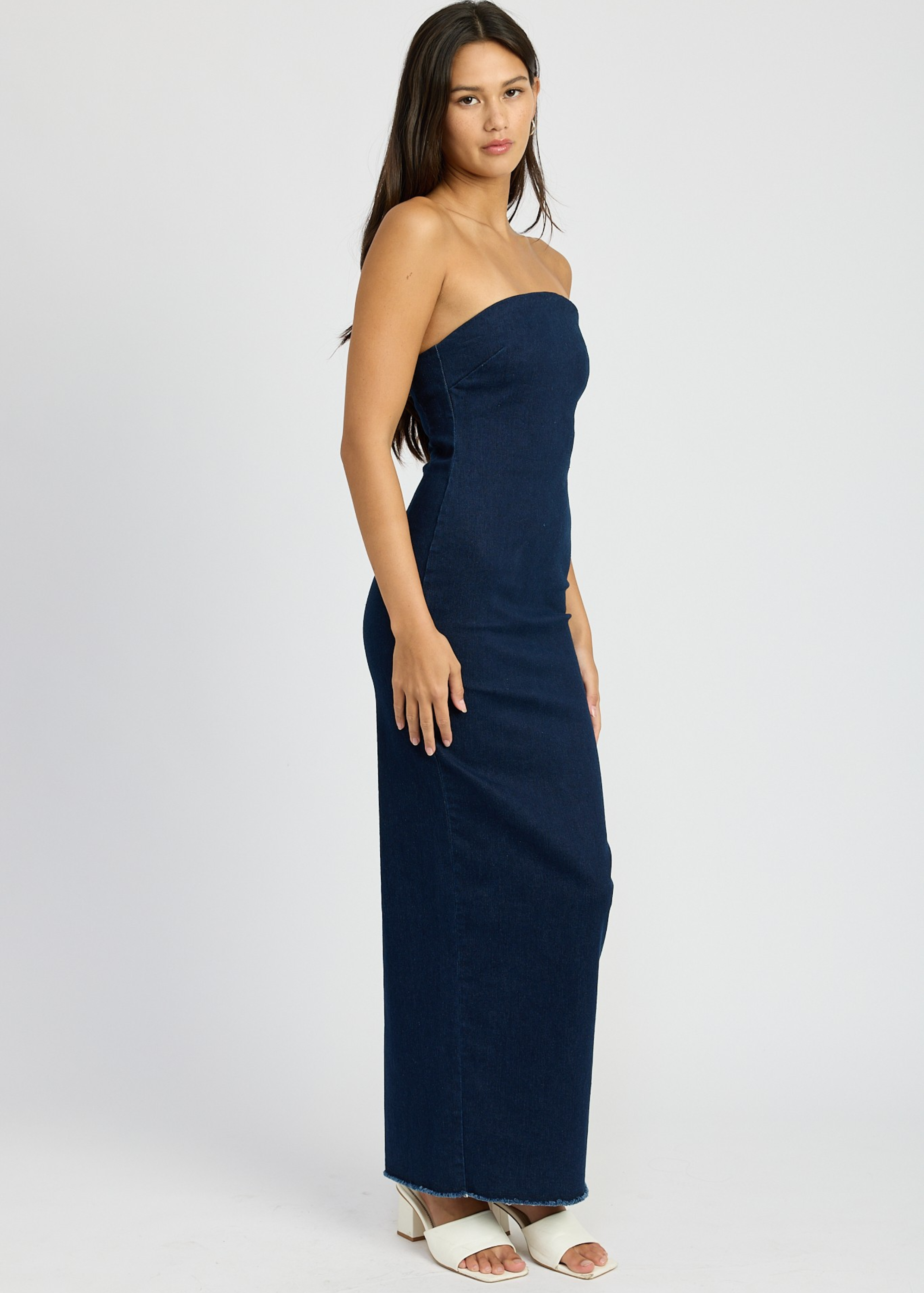 Bodycon Tube Denim Dress