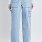 Mid-Rise Utility Straight Leg Jean