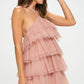 Lena Power Mesh Mini Dress