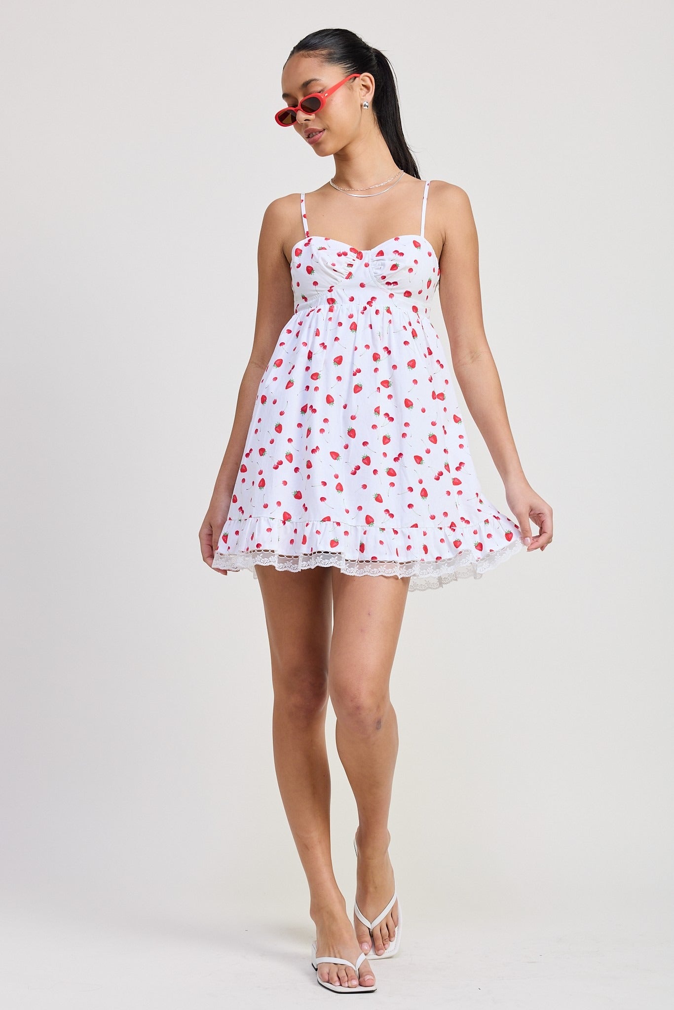 EMPIRE WAIST BABY DOLL MINI DRESS