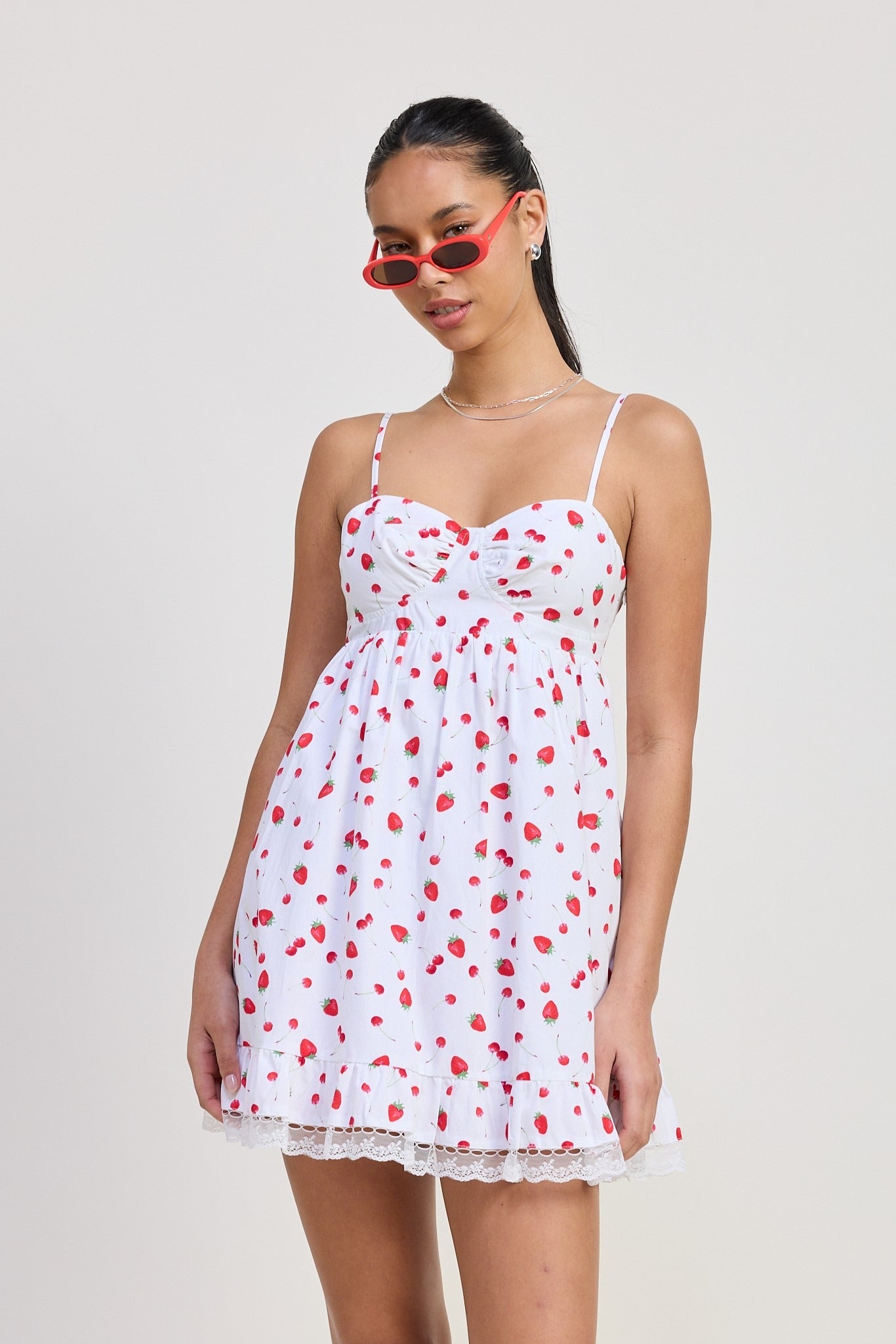 EMPIRE WAIST BABY DOLL MINI DRESS