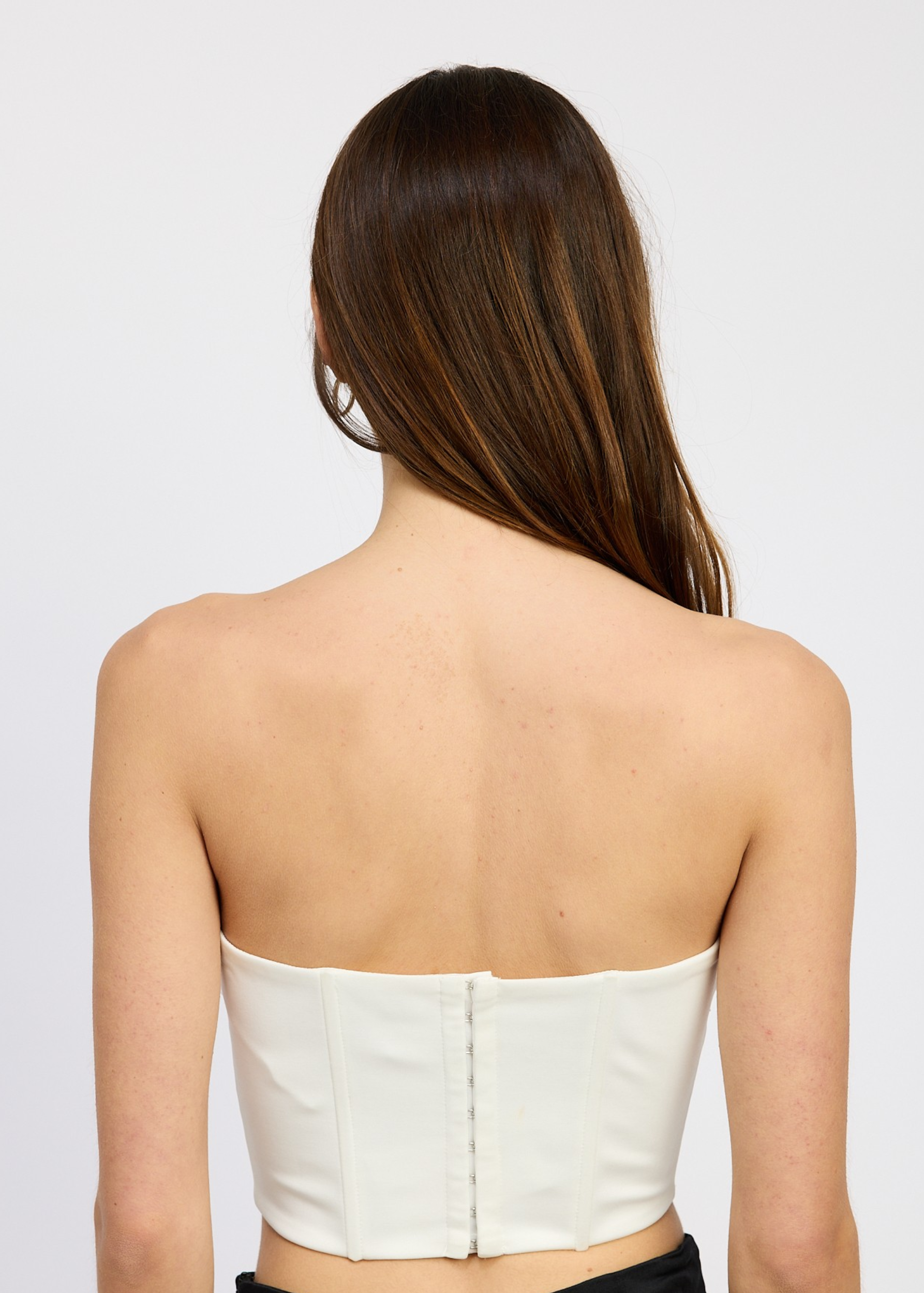Corset Top With Lace Detail