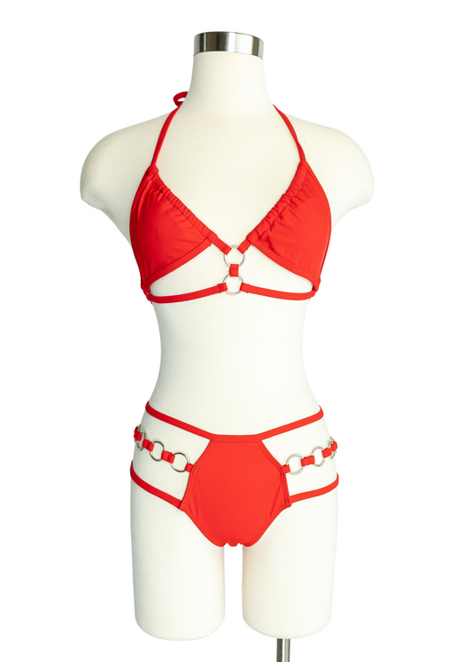 Halter Push Up Bikini Set