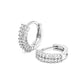 Cubic Zirconia Hoop Earrings