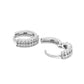 Cubic Zirconia Hoop Earrings
