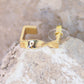 Twisted Square Hoop Earrings