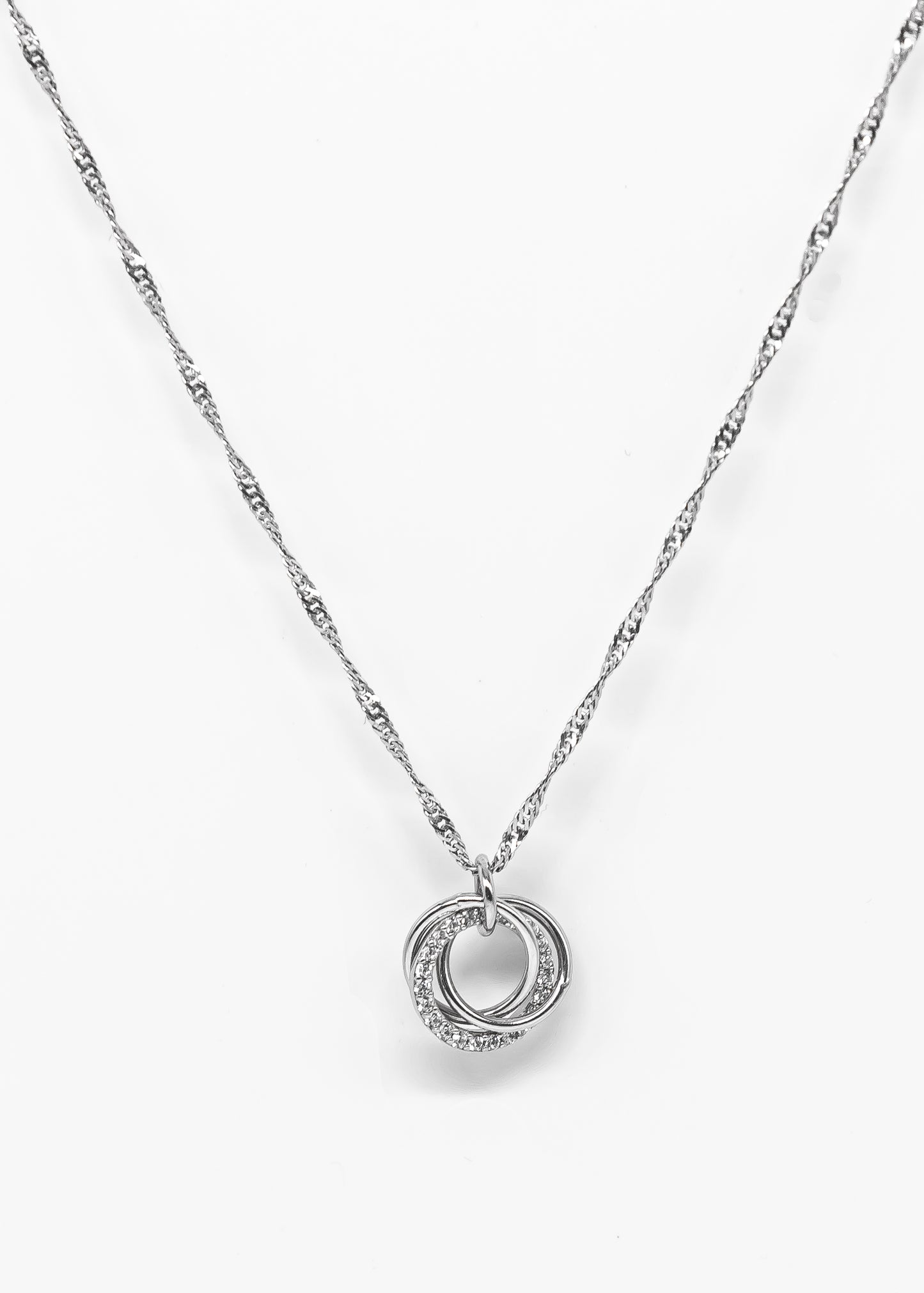 Infinity Trio Pendant Necklace