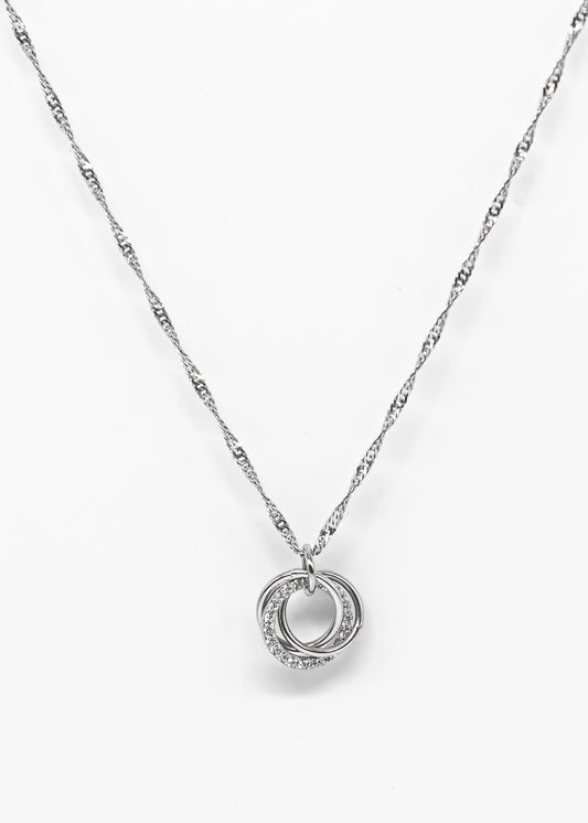Infinity Trio Pendant Necklace