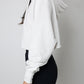 Cotton Terry Crop Hoodie